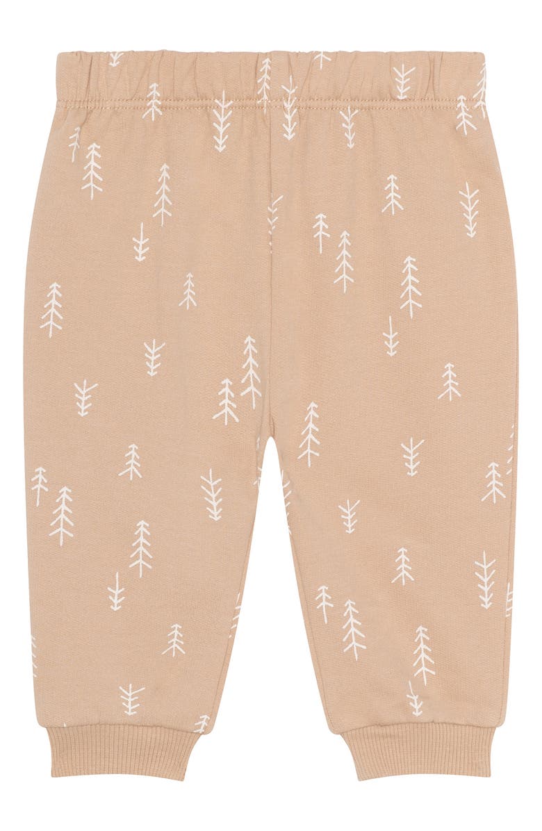 PL Baby by Petit Lem Kids' Faux Shearling Top & Joggers, Hat & Socks Set, Alternate, color, Bear