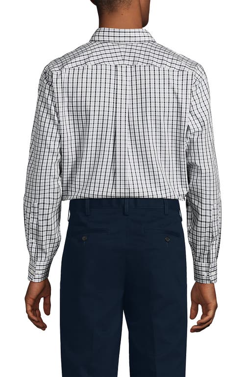 Lands' End Traditional Fit Solid No Iron Supima Pinpoint Buttondown Collar Dress Shirt In Multi