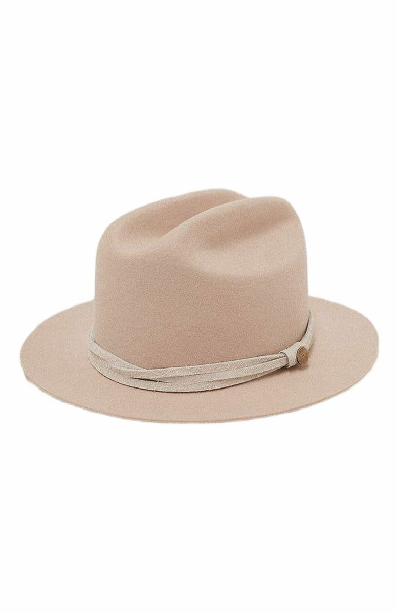 Two Roads Hat Co. Elliston Rancher Hat, Alternate, color, Ivory