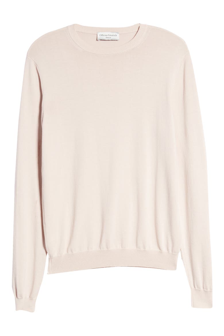Neils Crewneck Sweater, Alternate, color, ROSEBUD