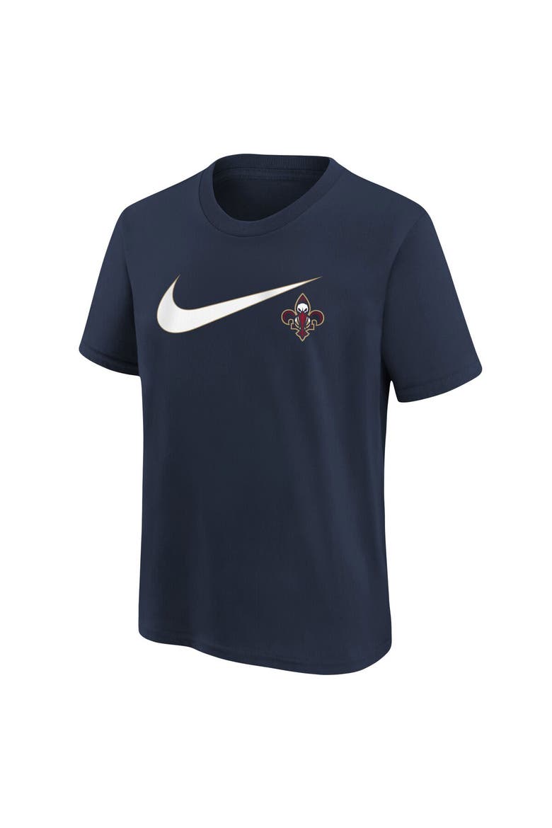 Youth Nike Navy New Orleans Pelicans Swoosh T-Shirt, Alternate, color, Navy