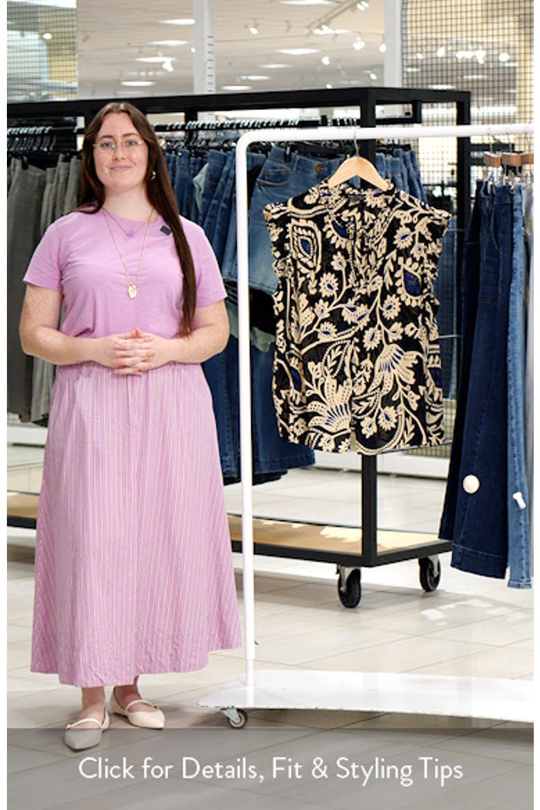 Living It Up Cap Sleeve Top video