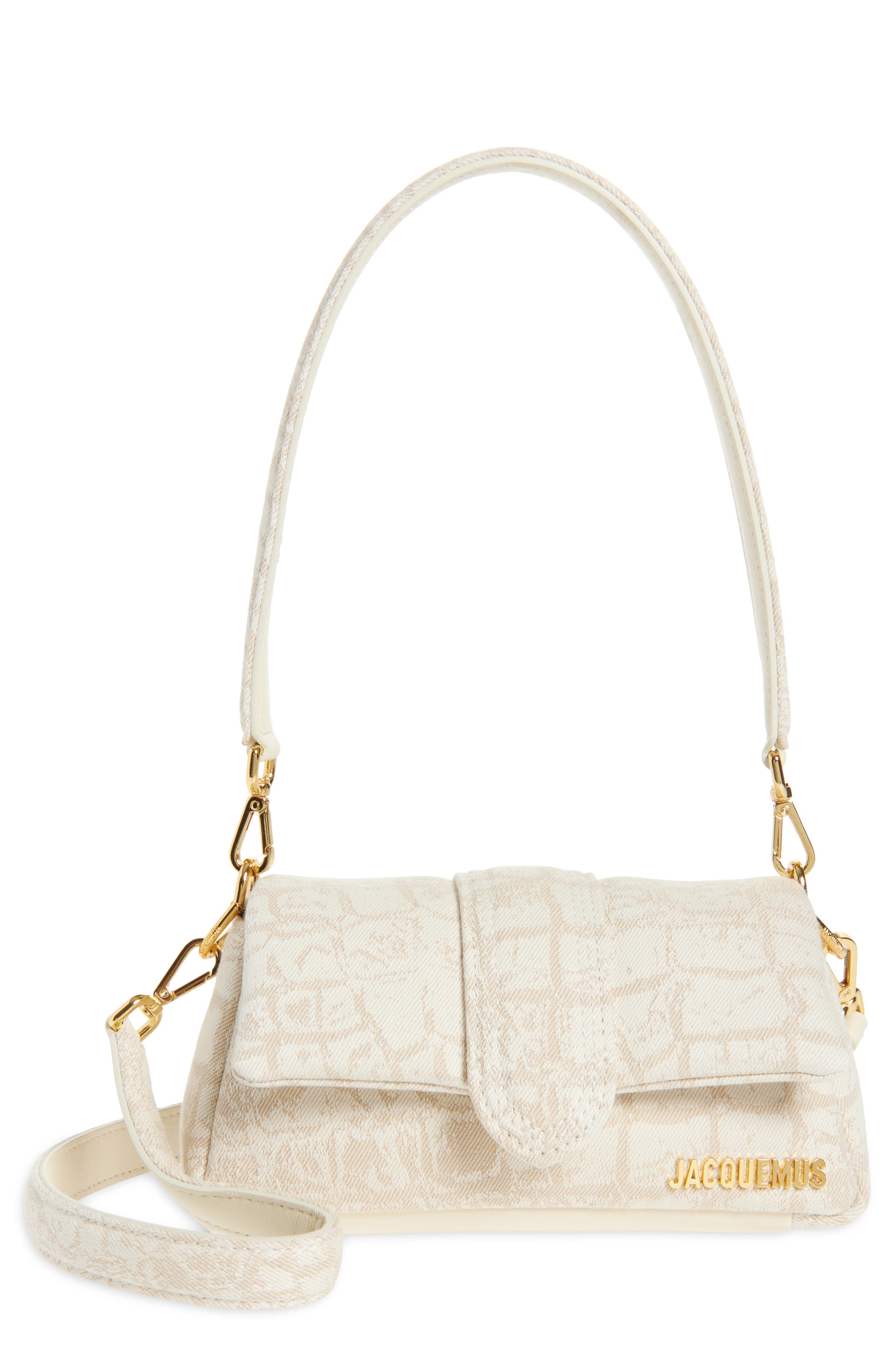 Jacquemus Le Petite Bambimou Cotton Canvas Shoulder Bag, Main, color, 