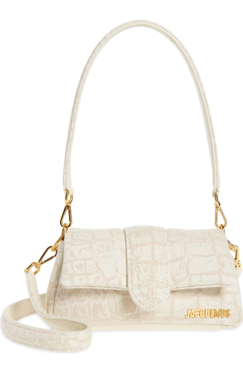 Jacquemus Le Petite Bambimou Cotton Canvas Shoulder Bag, Main, color,