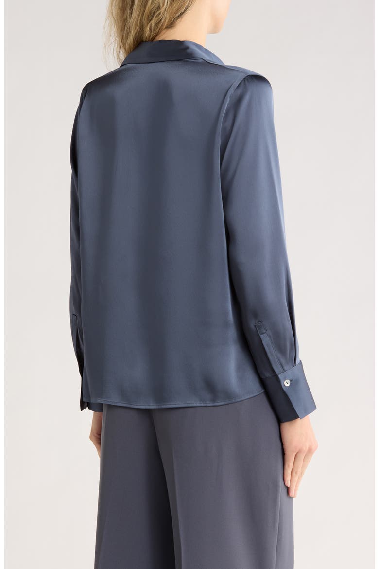 Long Sleeve Satin Top, Alternate, color, OBSIDIAN