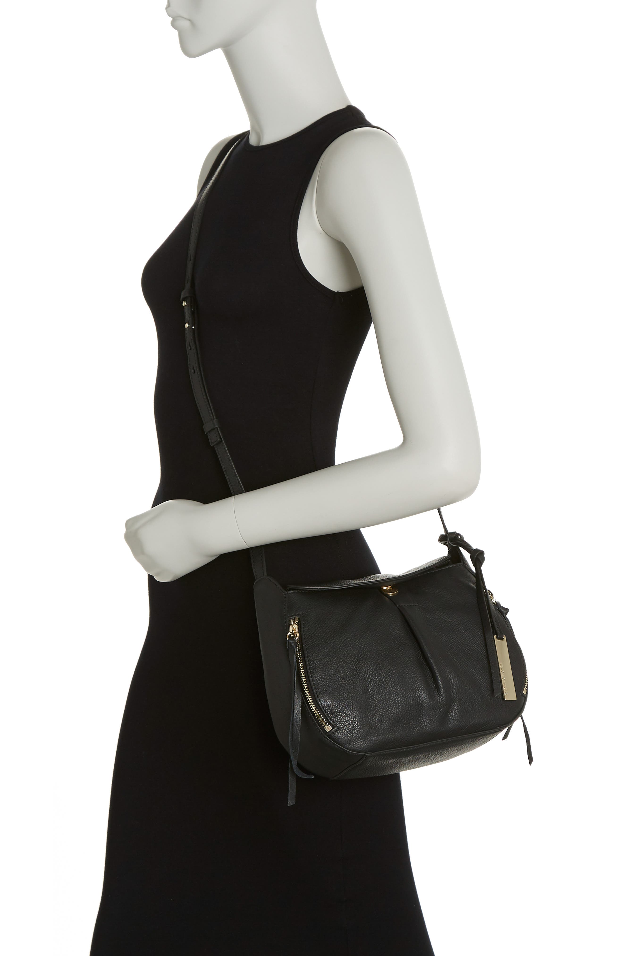 Vince Camuto Corla Leather Crossbody Satchel, Alternate, color, 