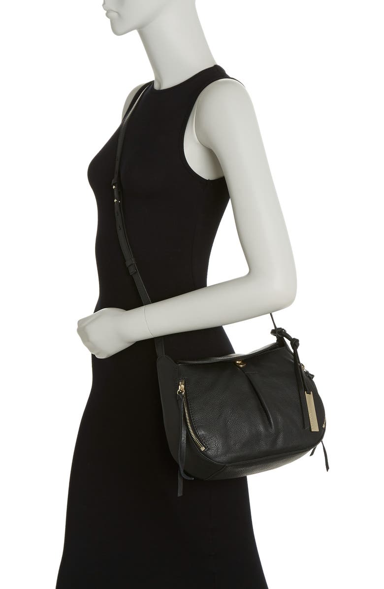 Vince Camuto Corla Leather Crossbody Satchel, Alternate, color,