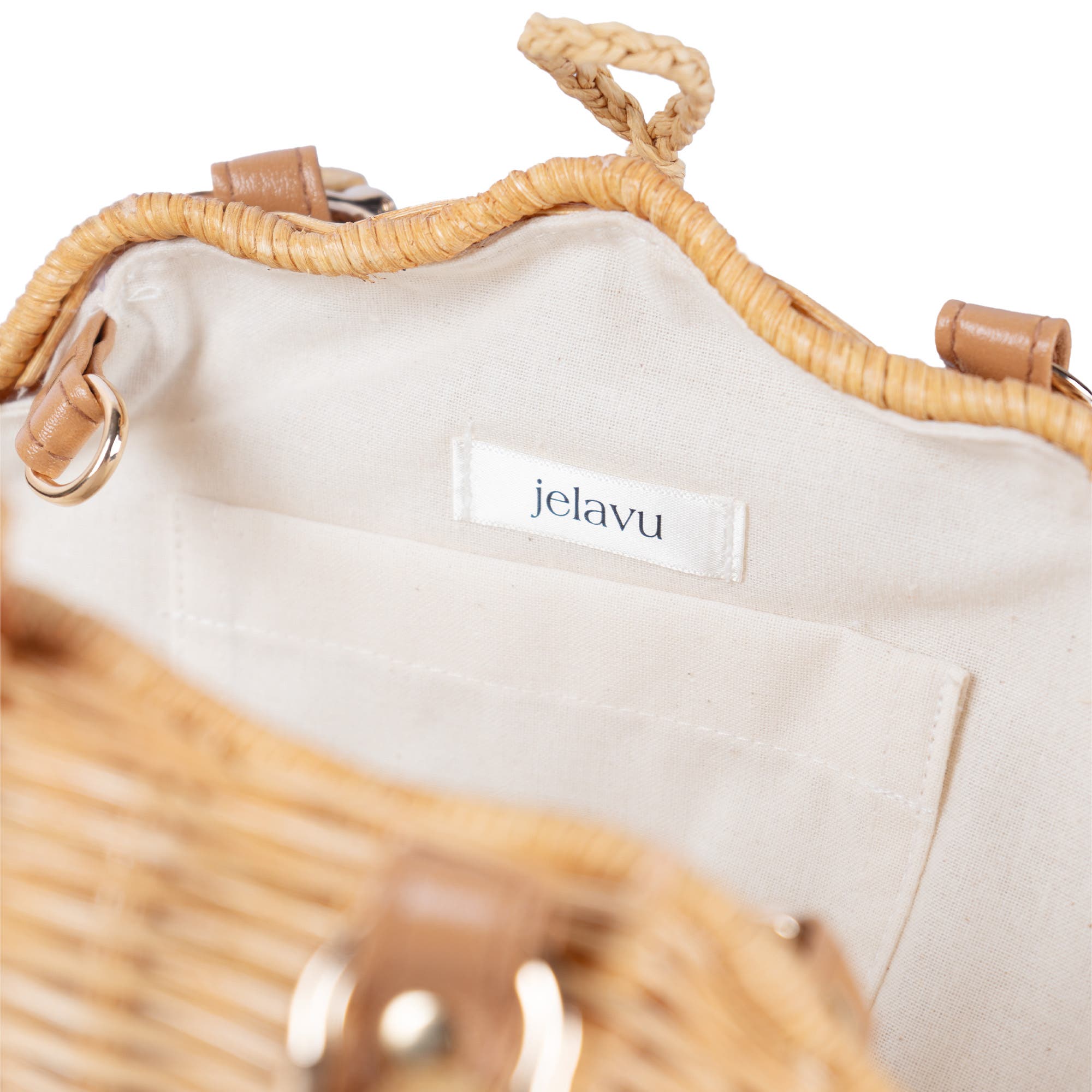 Jelavu Shelly Rattan Crossbody Bag, Alternate, color, 