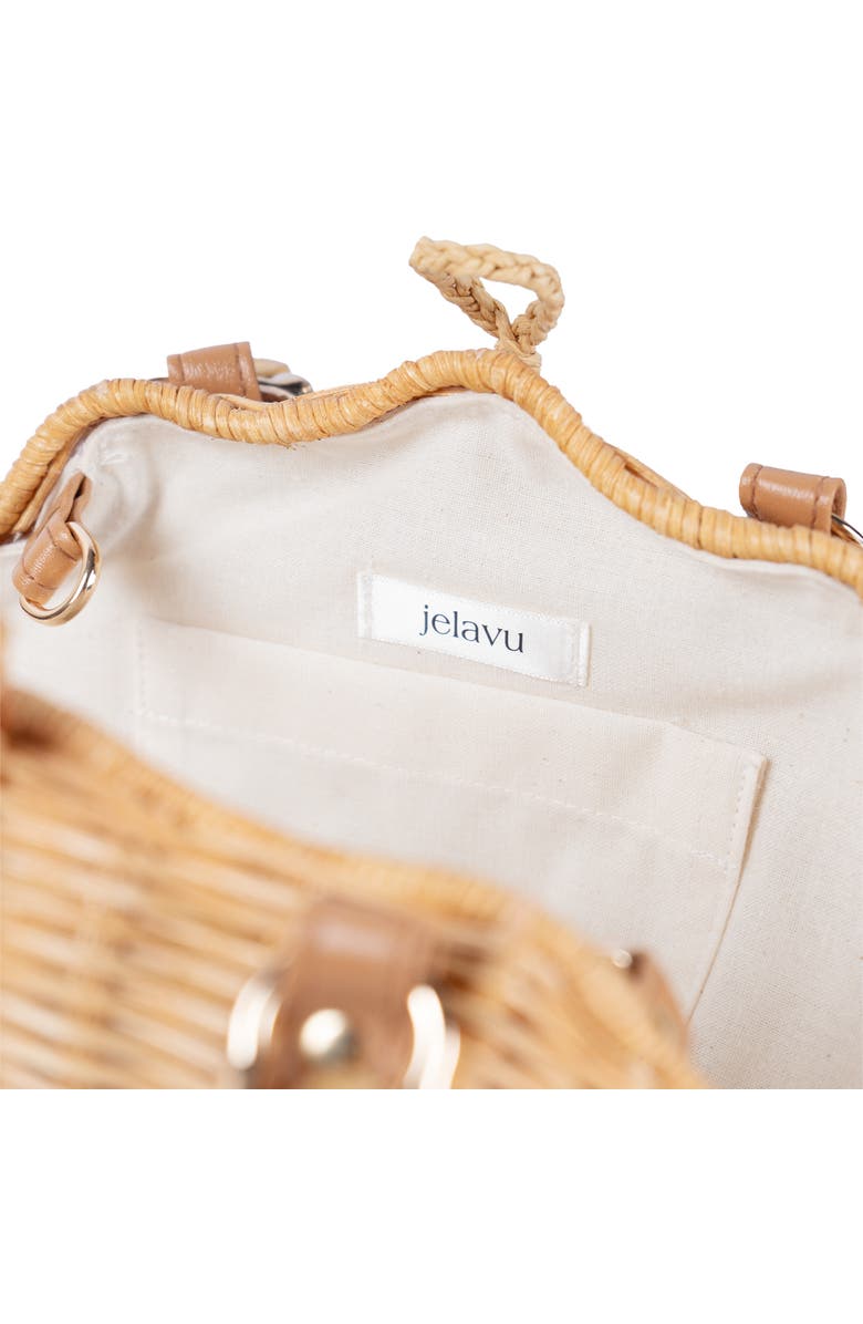 Jelavu Shelly Rattan Crossbody Bag, Alternate, color,
