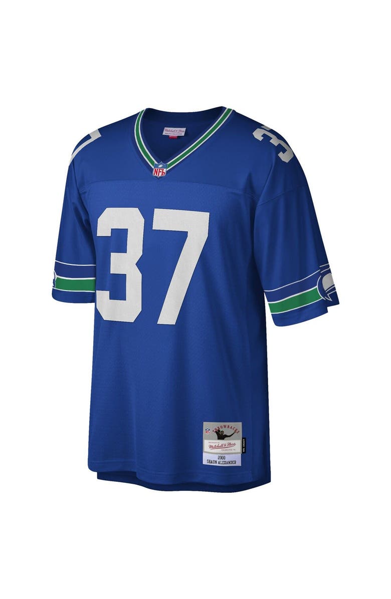 Mitchell & Ness Men's Mitchell & Ness Shaun Alexander Royal Seattle Seahawks Legacy Replica Jersey, Alternate, color,