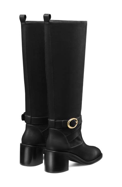 Stuart Weitzman Benni Riding Boot 55 In Animal Print