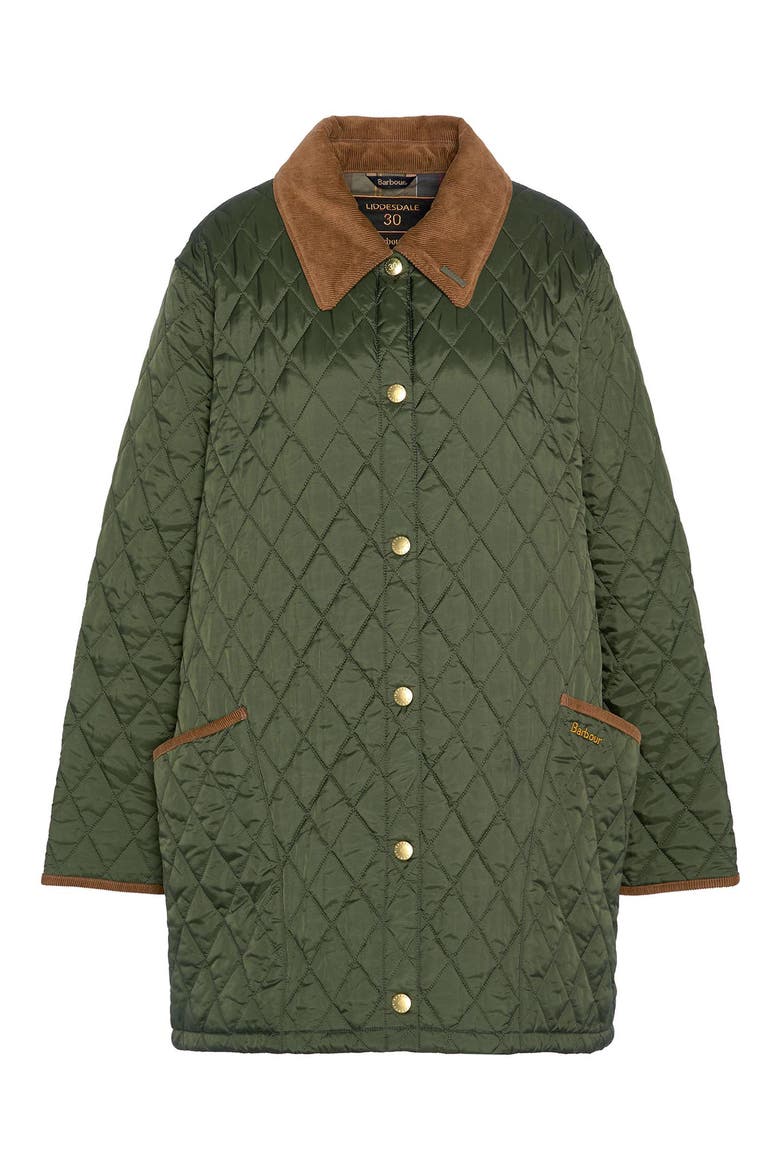 Liddesdale Quilted Jacket, Alternate, color, OLIVE GREEN/ CLASSIC