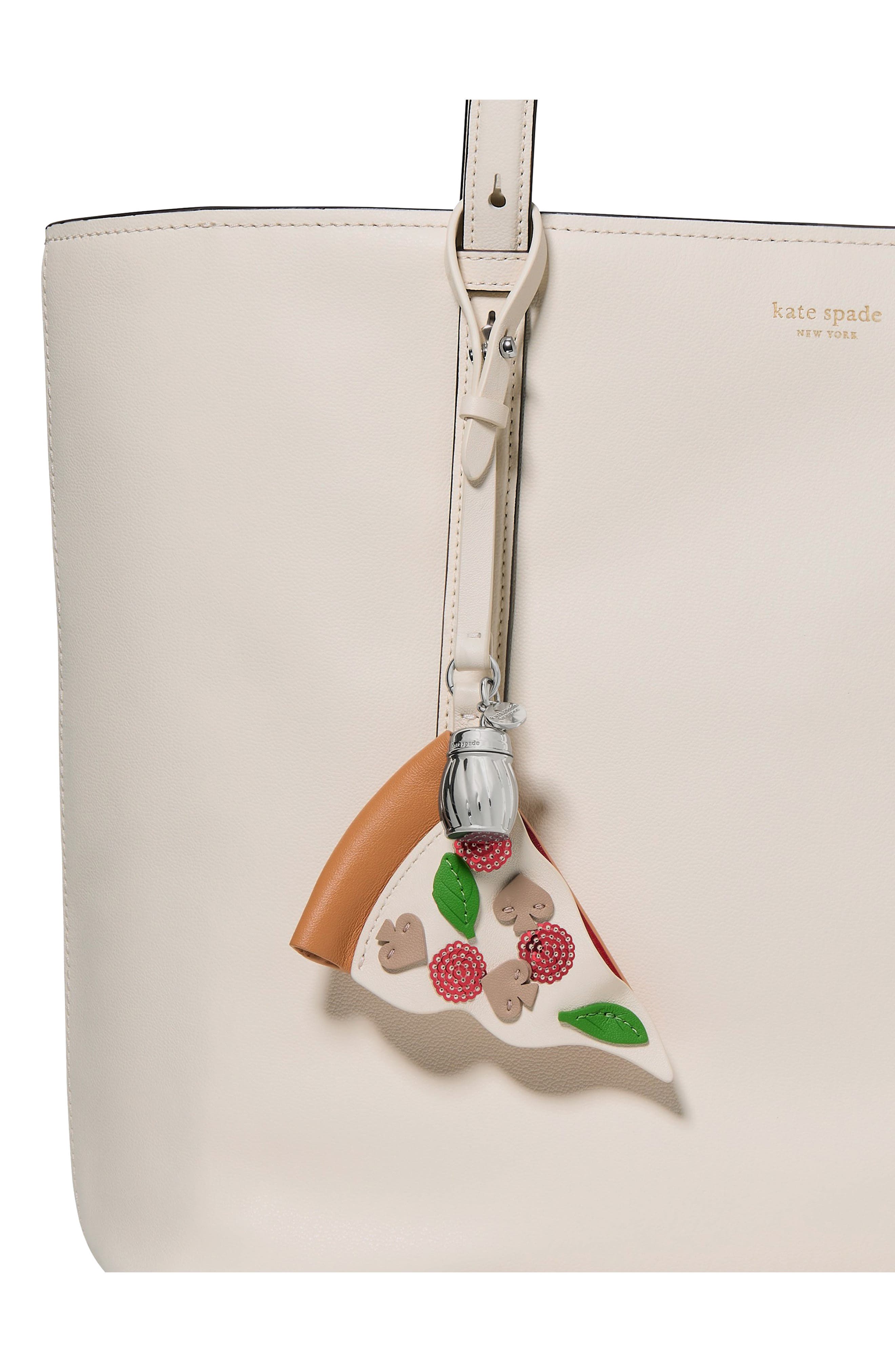 Kate Spade New York charmed nyc pizza bag charm, Alternate, color, Multi