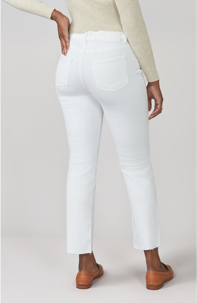 Lola Jeans Denver High Rise Straight Jeans, Alternate, color, White