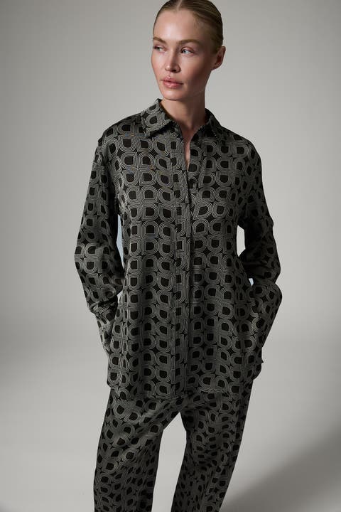 Plymo Printed Long Sleeve Shirt