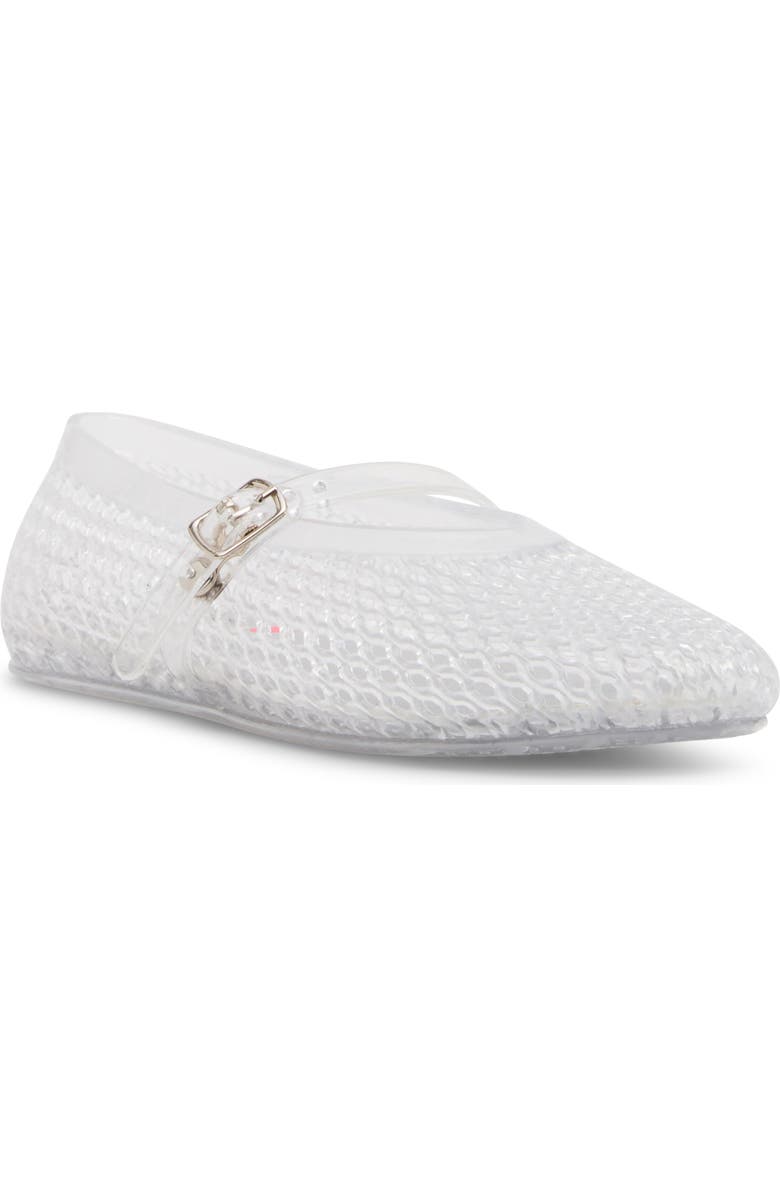 Steve Madden Kids' JKrista Jelly Flat, Main, color, Clear