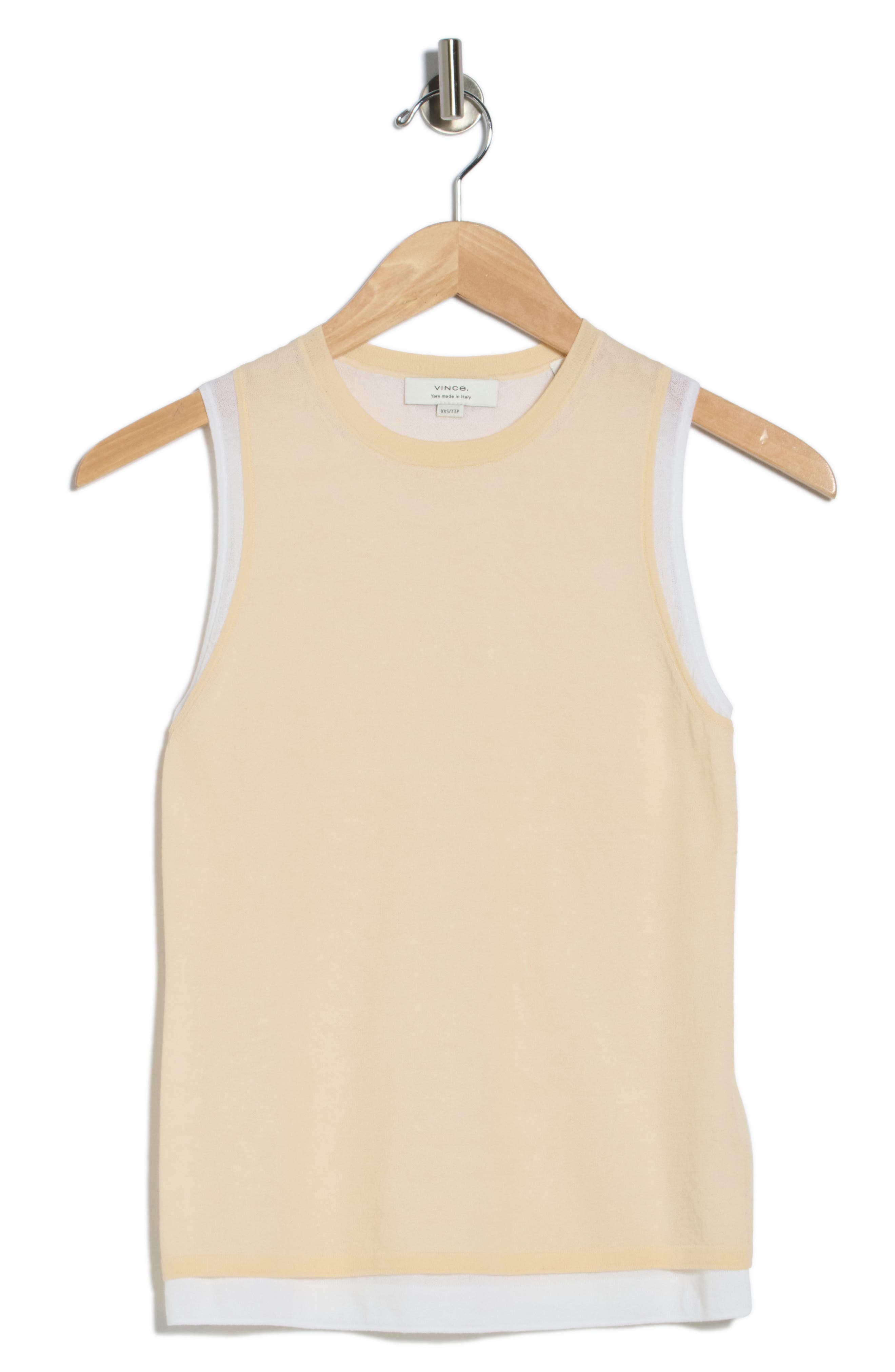 Double Layer Cotton Blend Tank