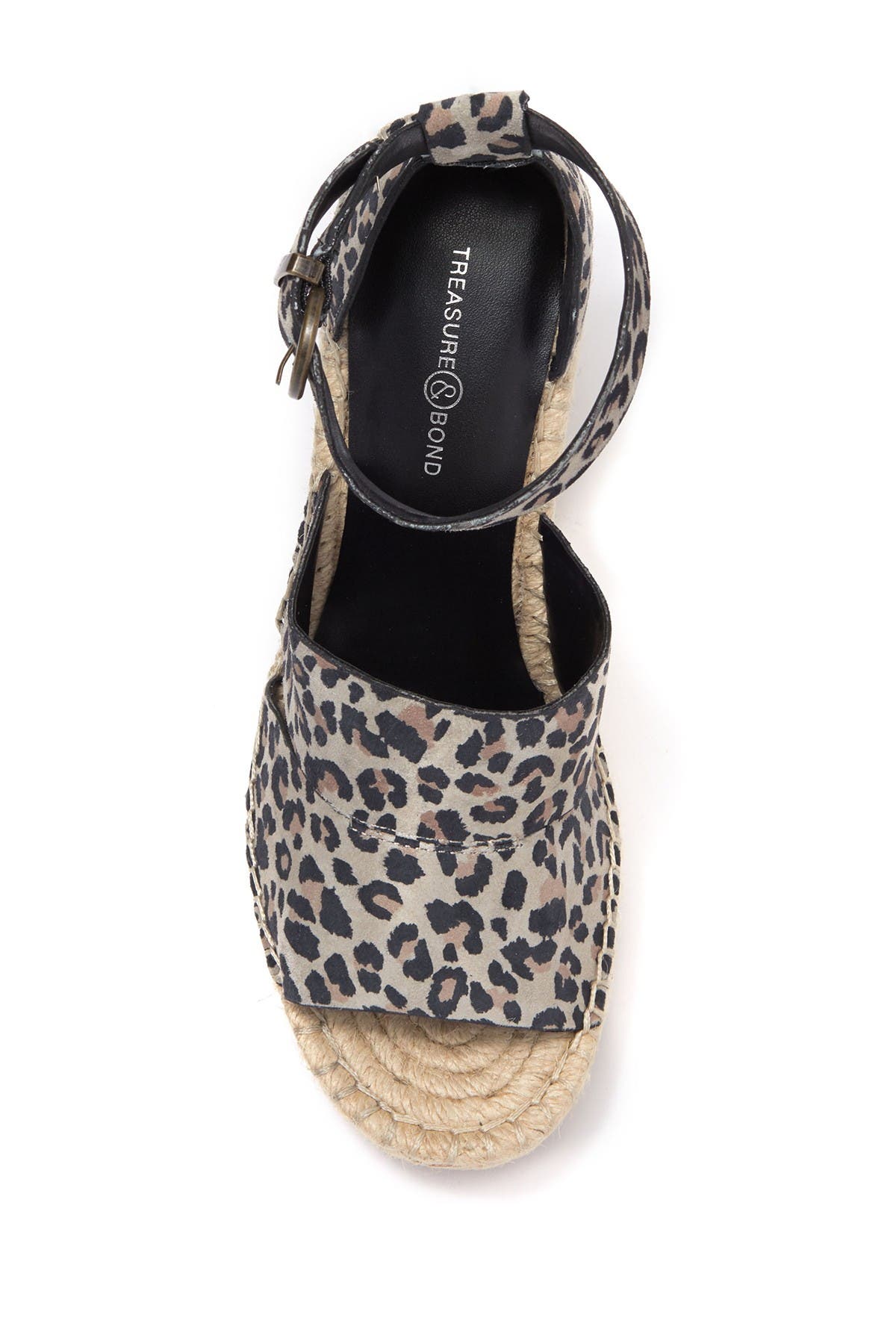 Sannibel Platform Wedge Sandal, Alternate, color, LEOPARD FAUX SUEDE