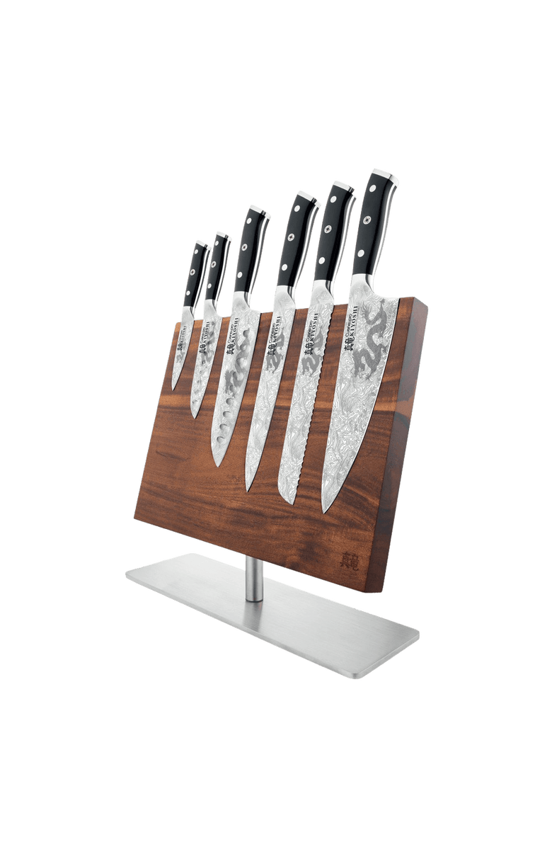 Cuisine::pro<sup>®</sup> KIYOSHI<sup>®</sup> Kei 7-Piece Knife Block, Main, color, Silver