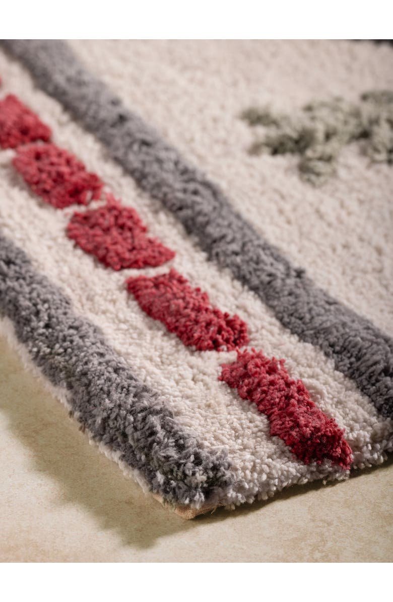 GAURI KOHLI Gohana Bath Mat 24"X36", Alternate, color, Multicolored