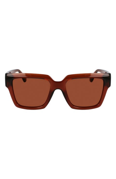 Gancini 54mm Rectangular Sunglasses