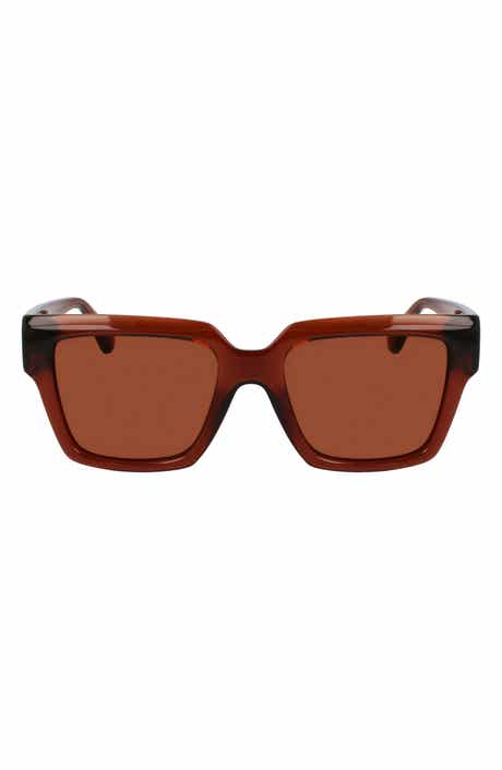 FERRAGAMO Gancini 54mm Rectangular Sunglasses