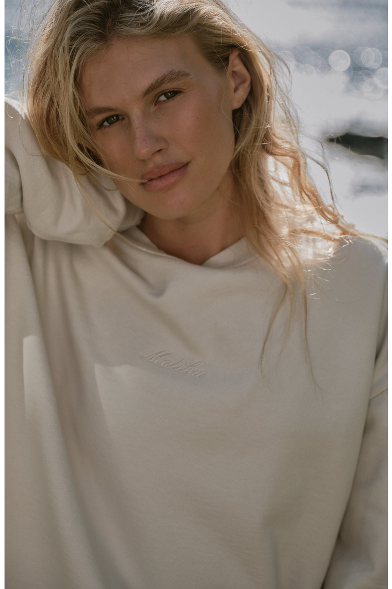 Malibu Crewneck, Alternate, color, Vintage Cream