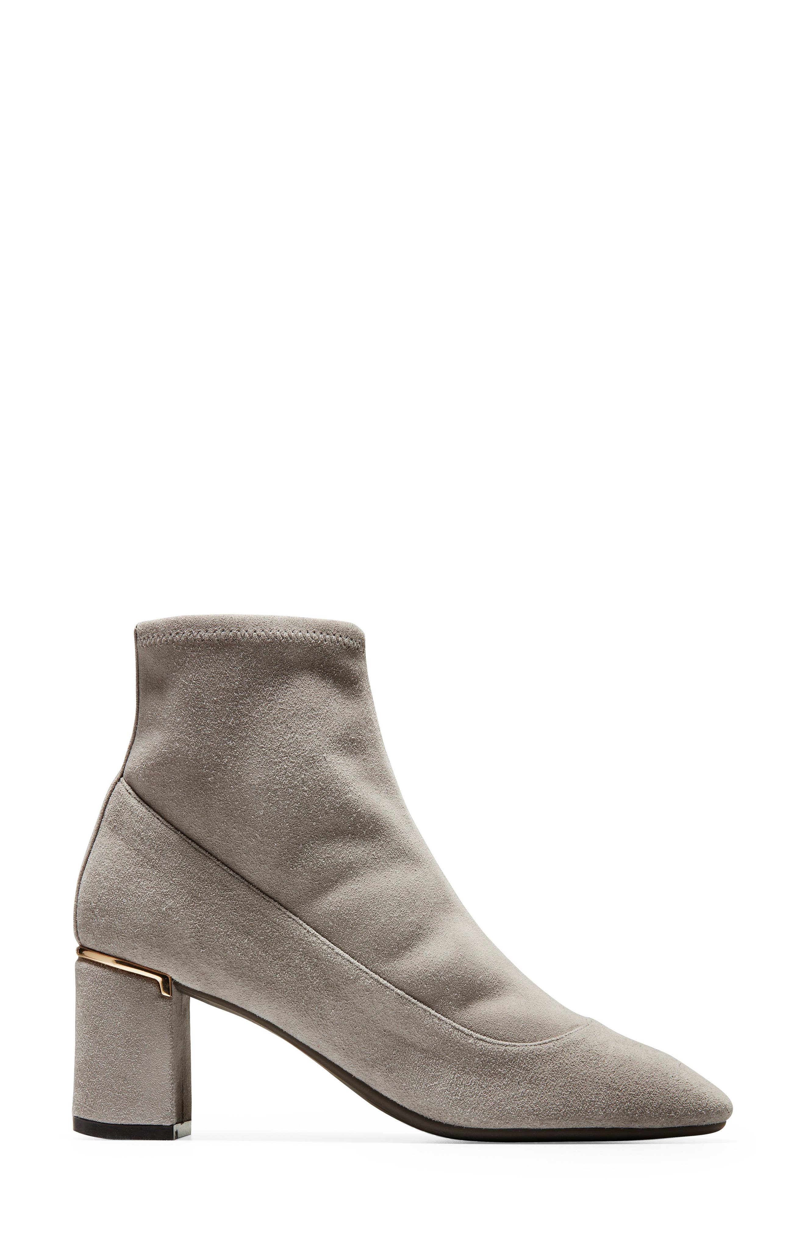 Laree Stretch Bootie, Alternate, color, IRONSTONE STRETCH SUEDE