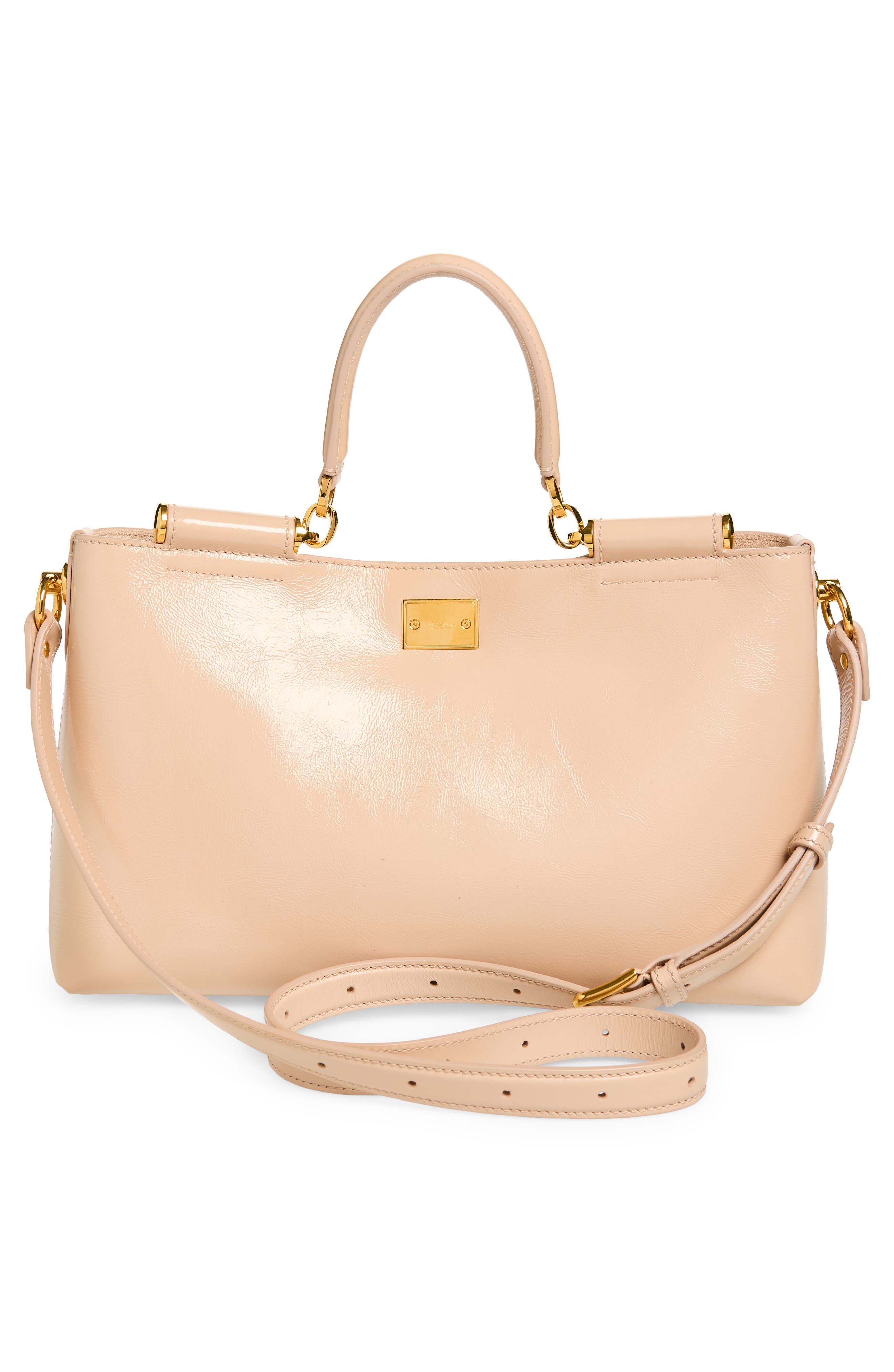 My Sicily Leather Shoulder Bag, Alternate, color, 80095 NUDO 1