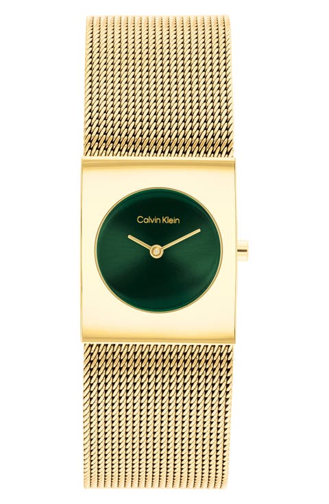 Pulse Mesh Strap Watch, 21.5mm