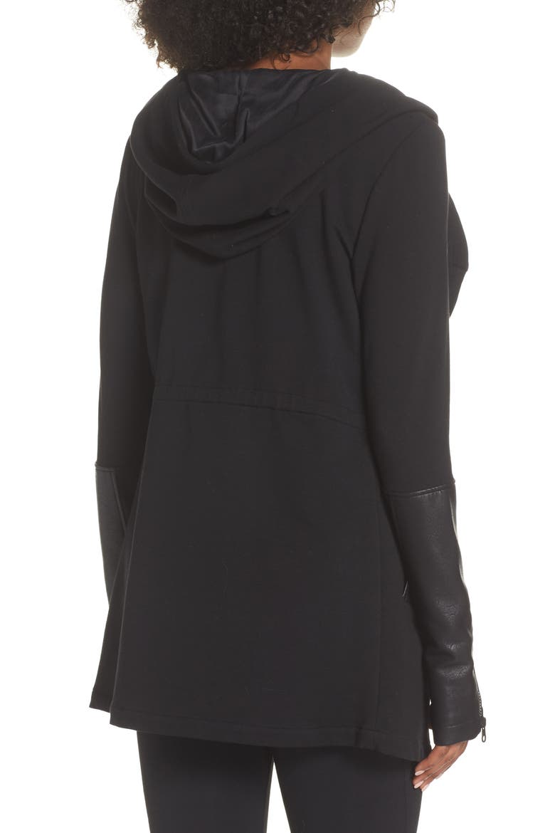 Traveler Wrap Jacket, Alternate, color, BLACK/ BLACK