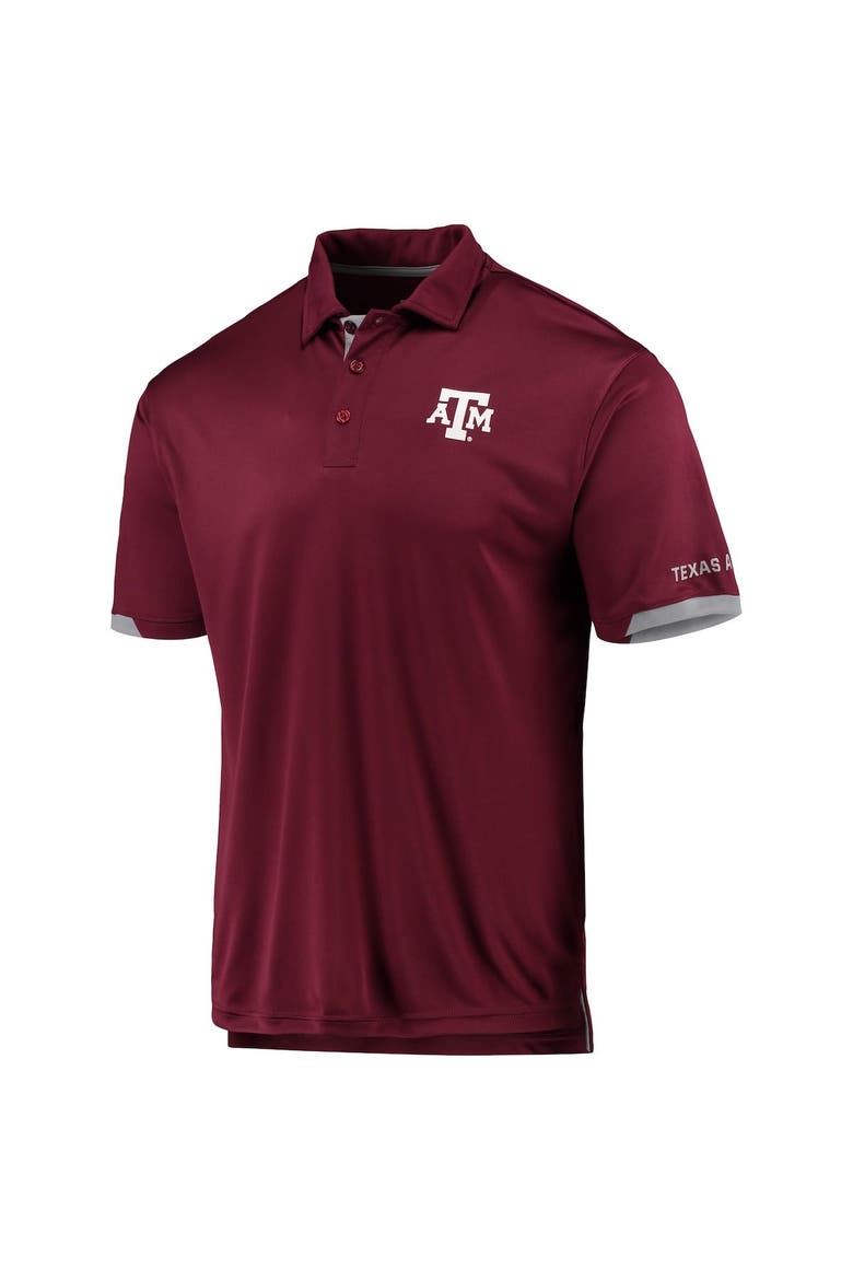 Men's Colosseum Maroon Texas A&M Aggies Santry Polo, Alternate, color, Maroon