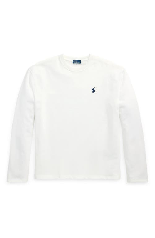 Polo Ralph Lauren Long Sleeve Cotton Jersey T-shirt In White
