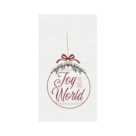 Joy To The World Ornament Towel