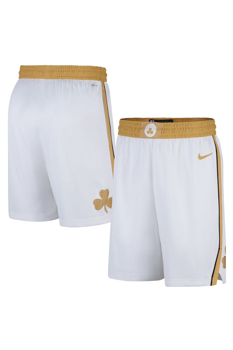 Men's Nike  White Boston Celtics 2025/26 City Edition Remix Dri-FIT Swingman Shorts, Main, color, White