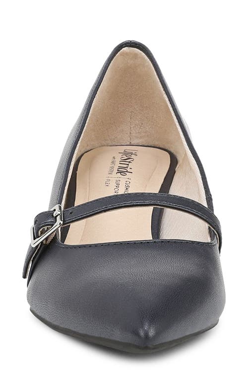 Lifestride Madelyn Mary Jane Pointed Toe Kitten Heel Pump