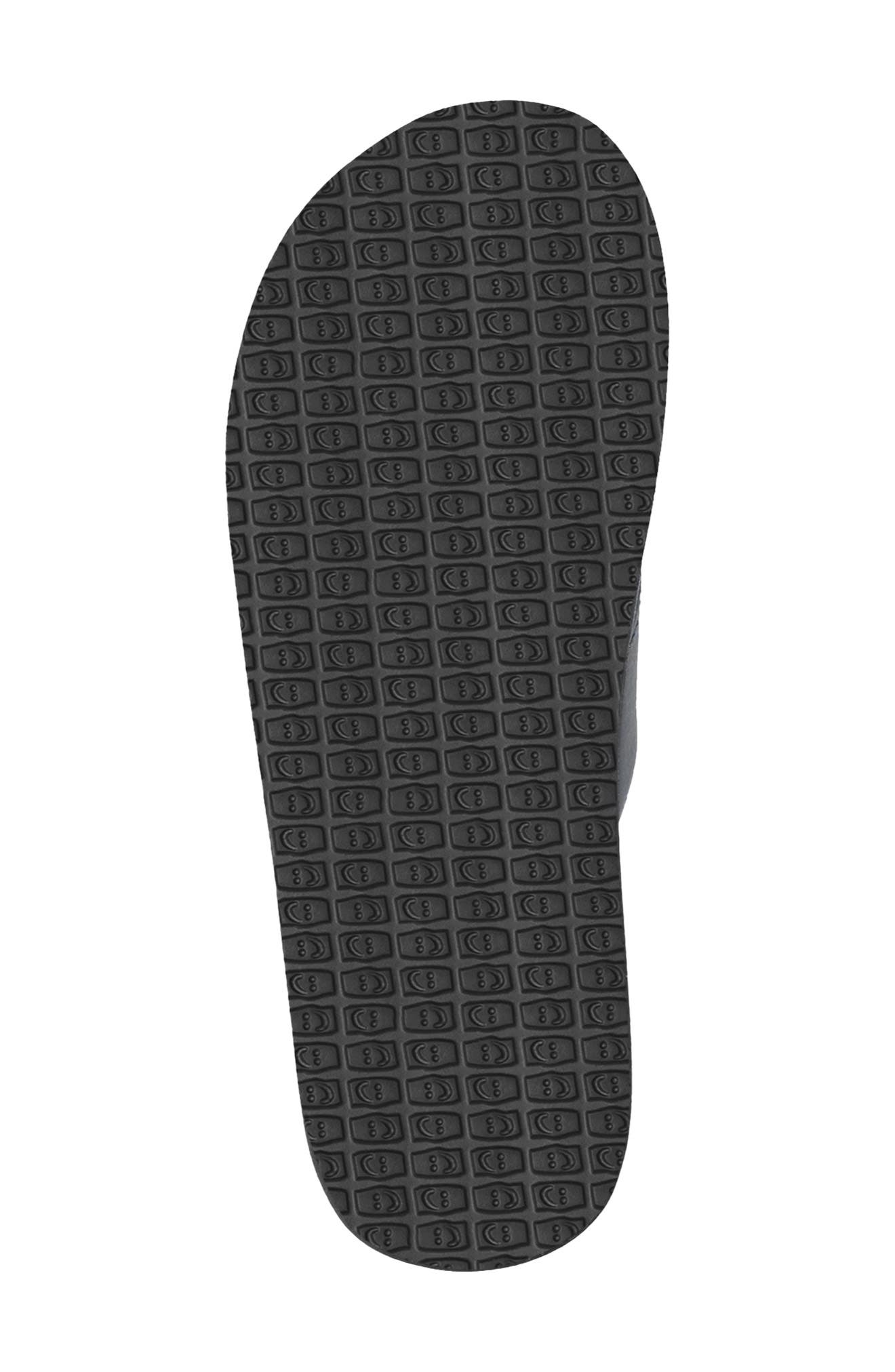 'Yoga Mat' Flip Flop, Alternate, color, CHARCOAL