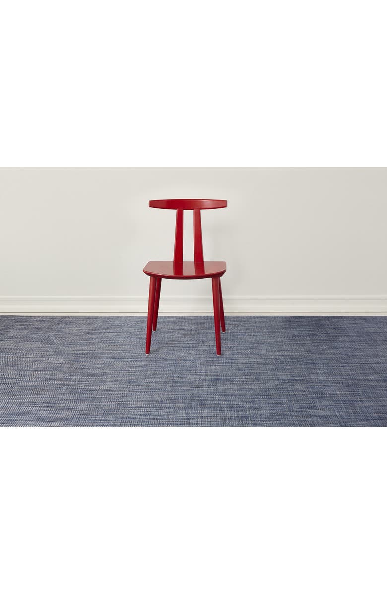 Chilewich Basketweave Indoor/Outdoor Floor Mat, Alternate, color, Denim