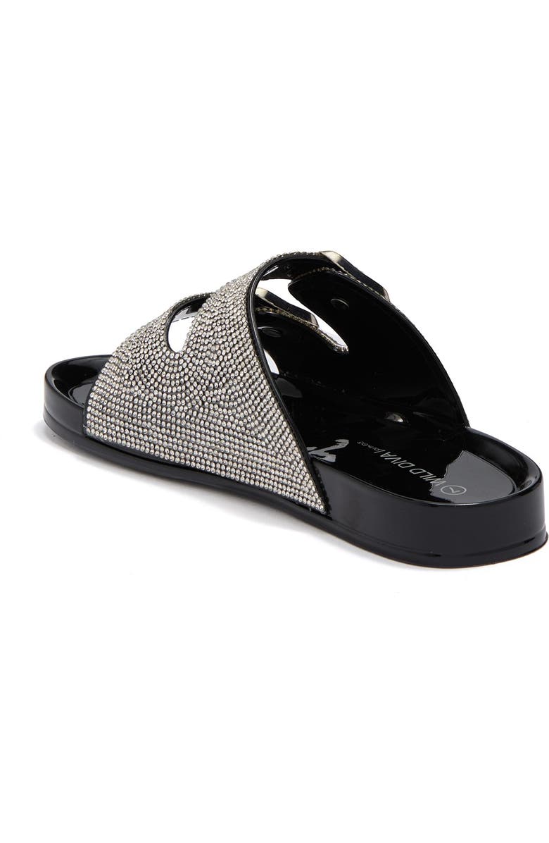 WILD DIVA LOUNGE Amar Rhinestone Embellished Slide Sandal, Alternate, color,