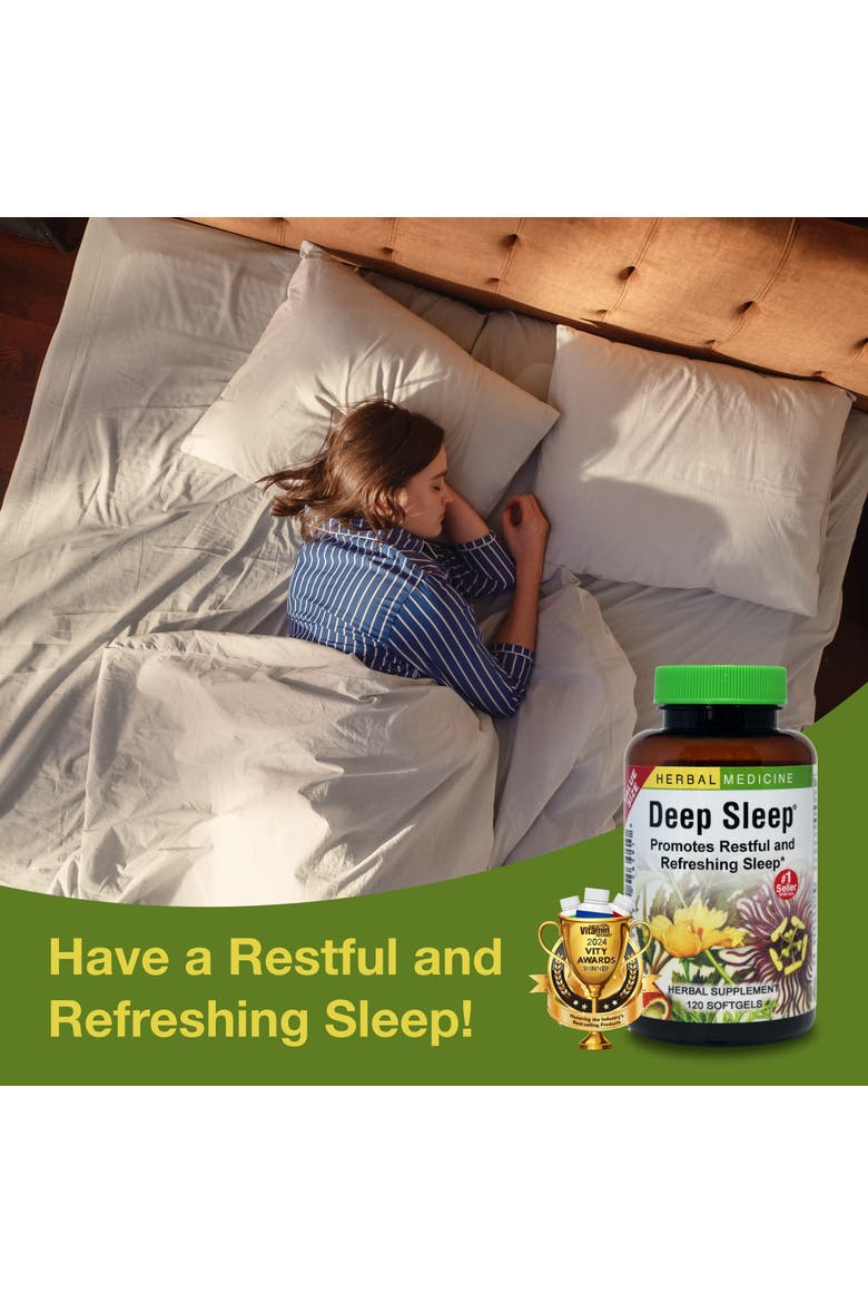 Deep Sleep Herbal Sleep Support Softgels, 120 Count, Alternate, color, No Color