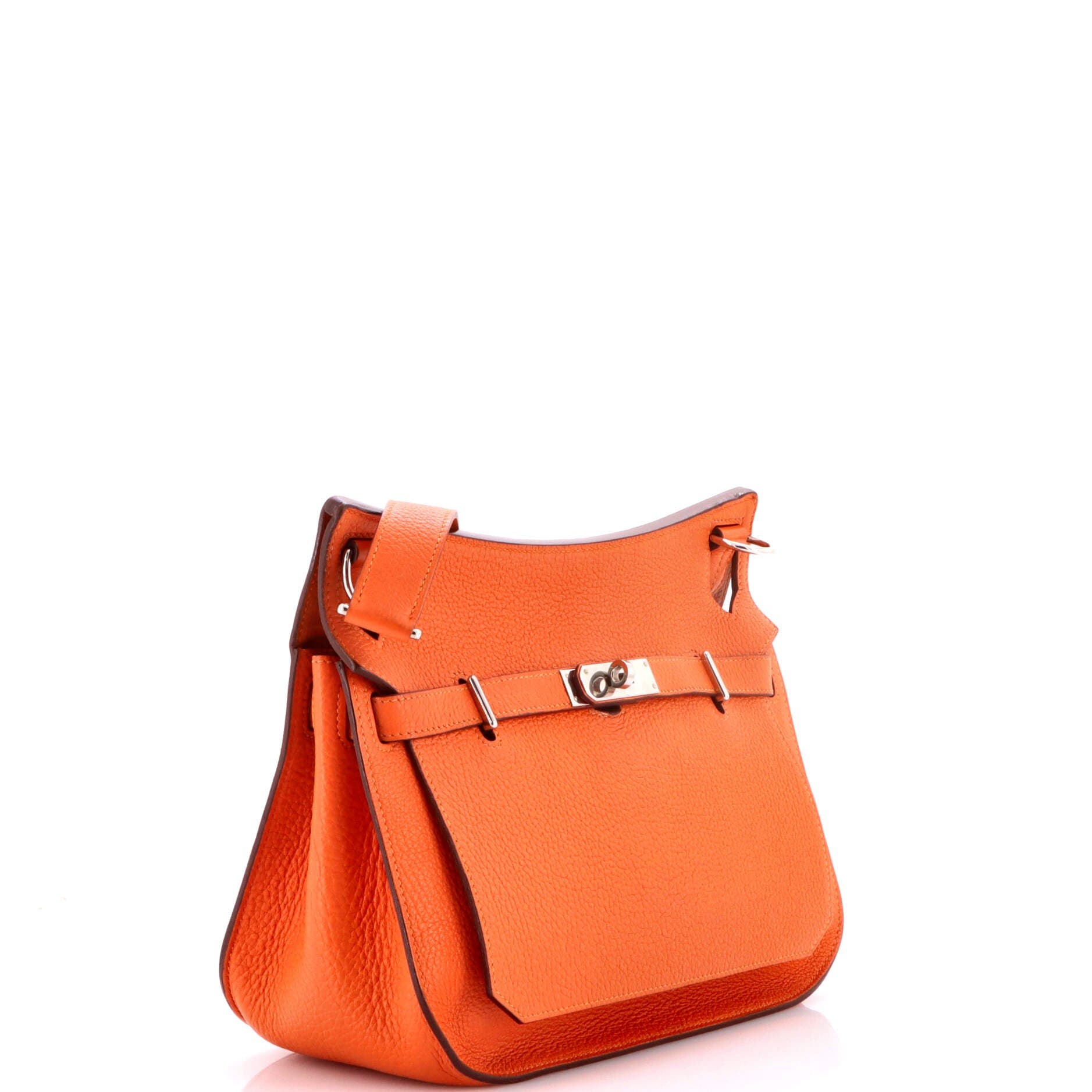 Pre-Owned Hermes Jypsiere Bag Clemence 28, Alternate, color, Feu