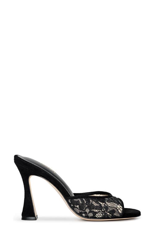 L'agence Avery Slide Sandal In Black
