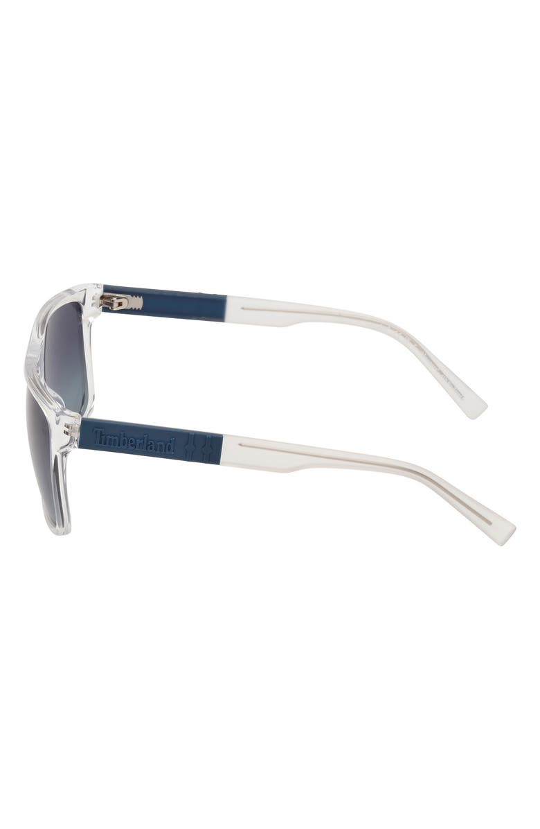 Timberland 59mm Polarized Square Sunglasses, Alternate, color,
