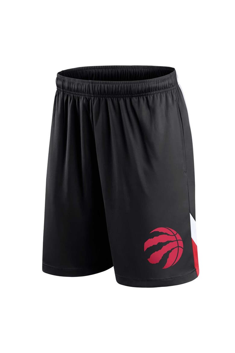 Men's Fanatics Branded Black Toronto Raptors Slice Shorts, Alternate, color, Black
