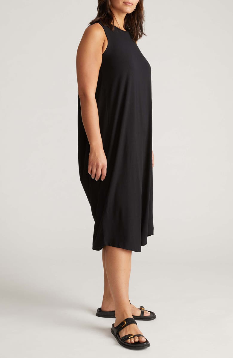 Universal Standard Pearl Divine Jersey Shift Midi Dress, Alternate, color, 