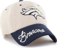 '47 Women's '47 Natural/Navy Denver Broncos Rope Script Clean Up Adjustable Hat