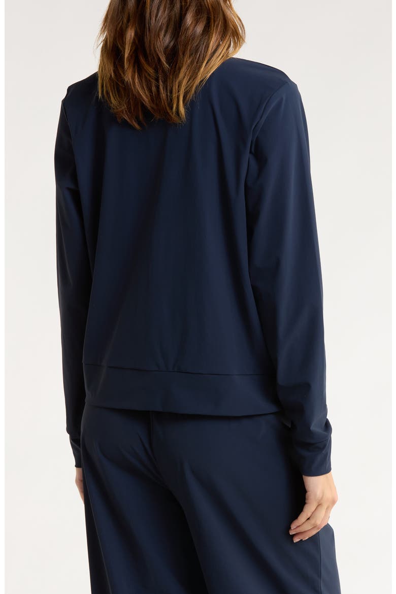 Warp X Intown Bomber Jacket, Alternate, color, TRUE NAVY