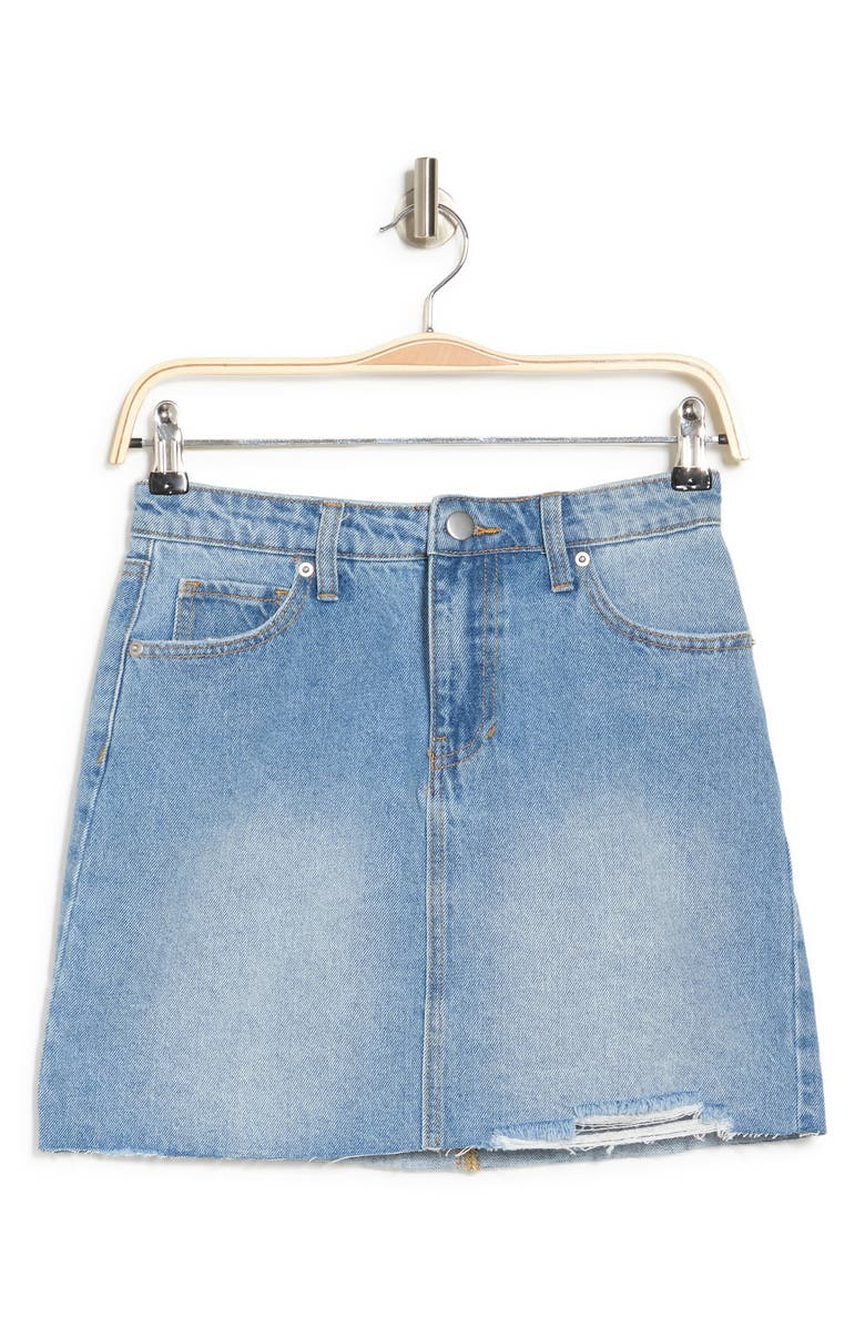 Abound Denim Mini Skirt, Alternate, color,