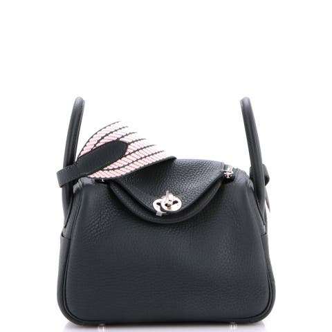 Lindy Quadrille Bag Clemence With Canvas Mini