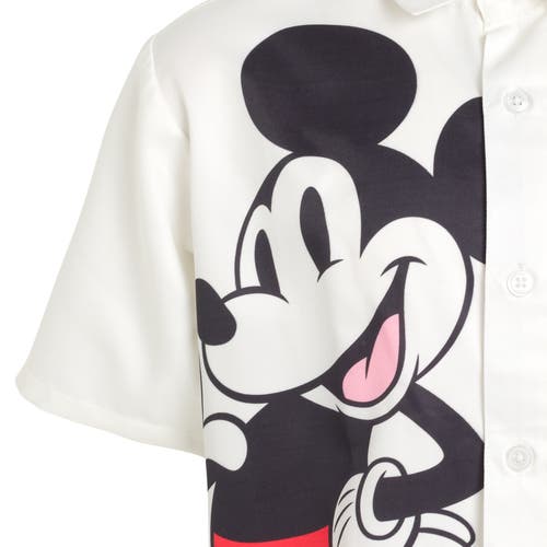 Disney Short Sleeve Button Down Shirt In Multi